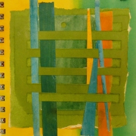 © Gail Harker - hand woven papers for a color study