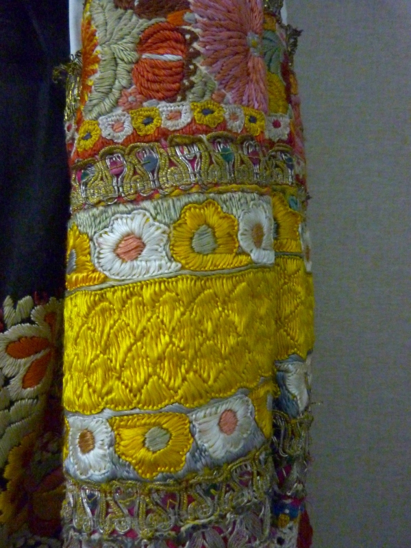 Sleeve Detail, Traditional Woman's Costume, Romania Mid 20th C